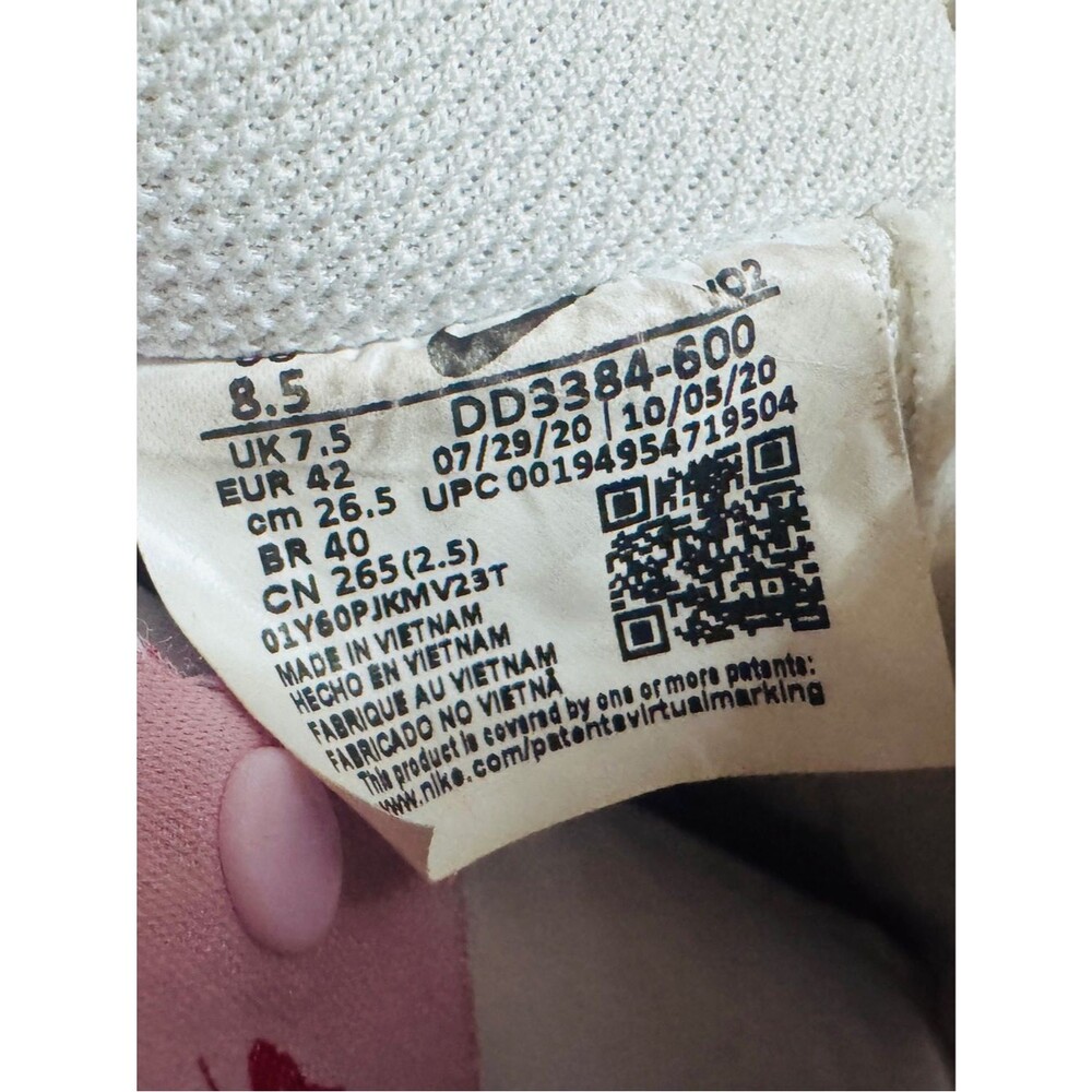 NIKE Air Force 1 • 2021 Valentine's Day Love Letter Lows • Womens 10 - Picture 16 of 16